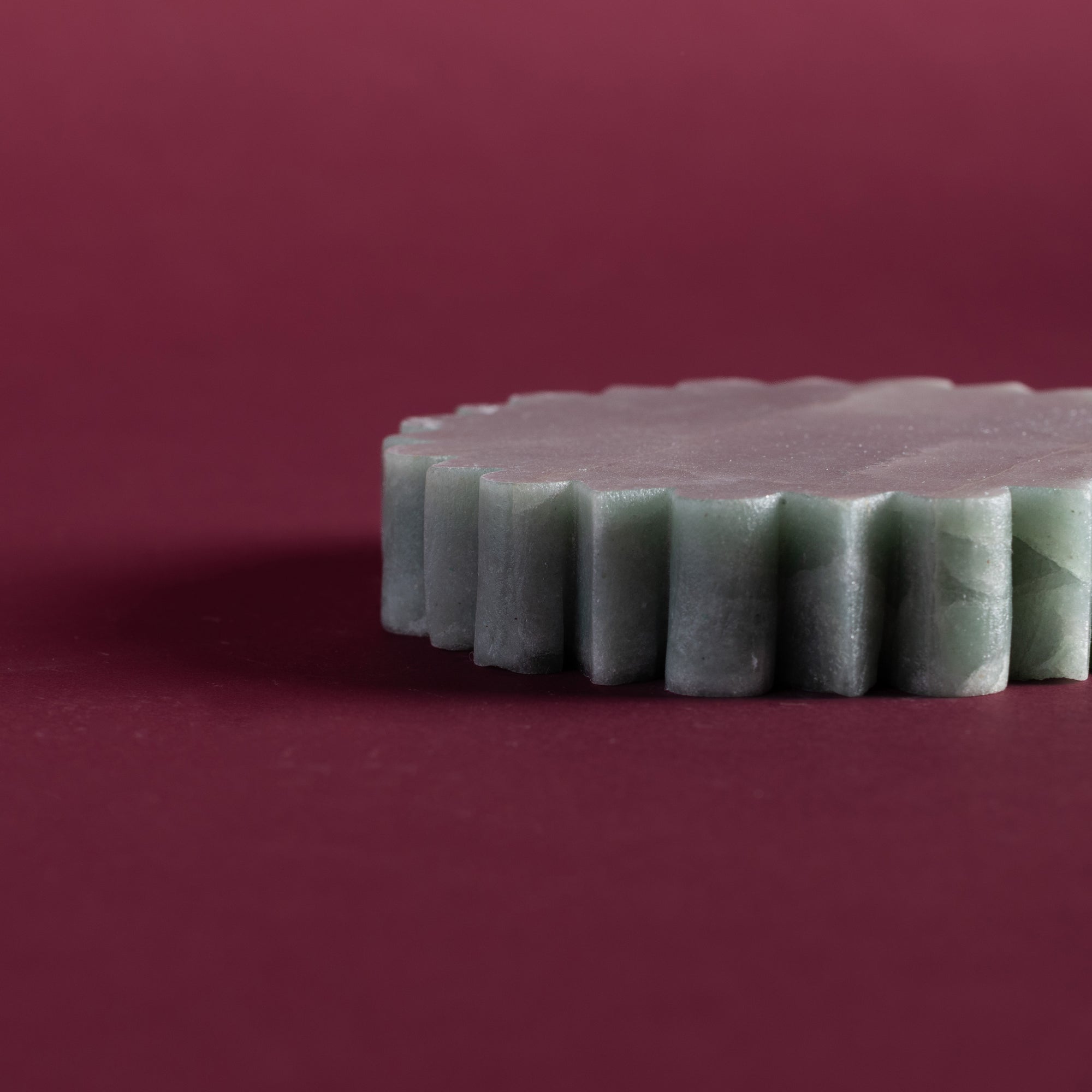 Meridian Coaster - Round, Small (Emerald Green)