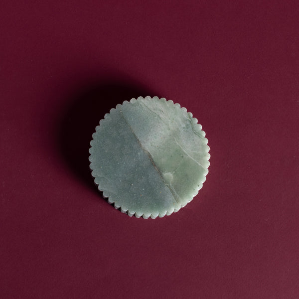 Meridian Minima Coaster - Round, Small (Emerald Green)