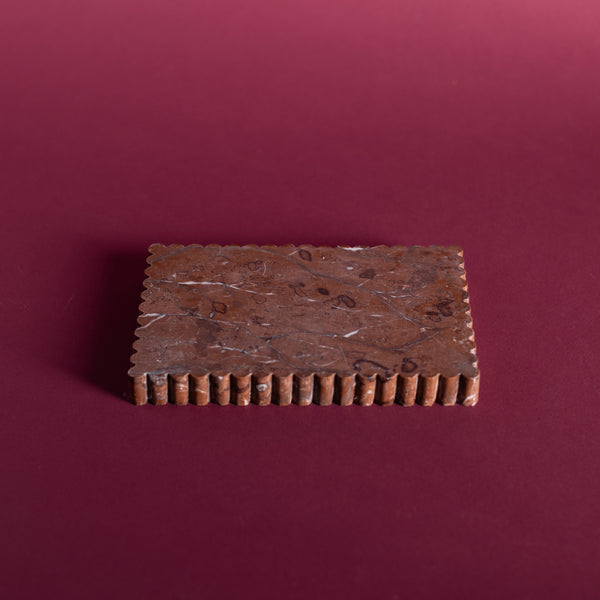 Meridian Minima Tray - Rectangular, Small (Rojo Alicante)