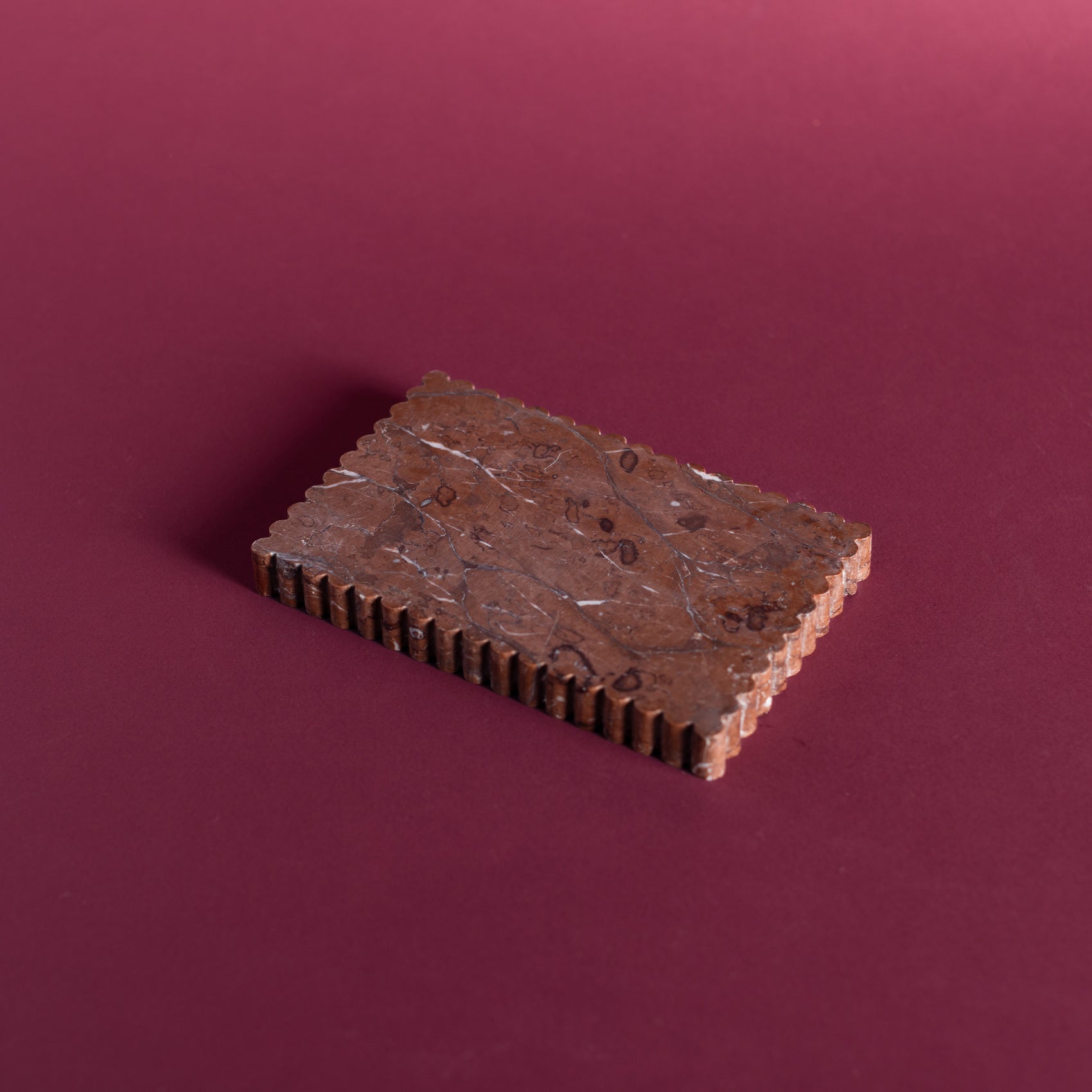 Meridian Minima Tray - Rectangular, Small (Rojo Alicante)