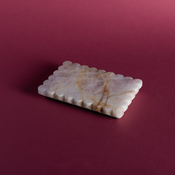 Meridian Tray - Rectangular, Small (Rose Crystal)