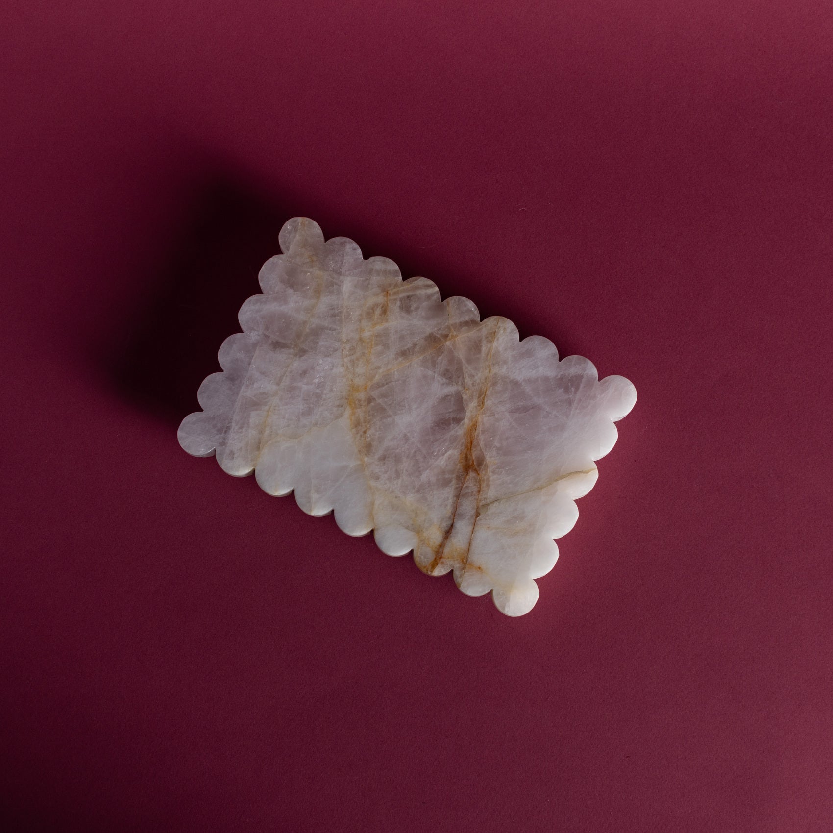 Meridian Tray - Rectangular, Small (Rose Crystal)