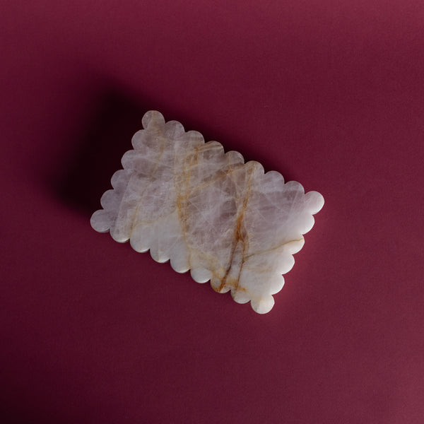 Meridian Tray - Rectangular, Small (Rose Crystal)