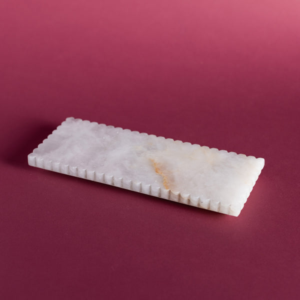 Meridian Minima Tray - Rectangular, Large (Rose Crystal)