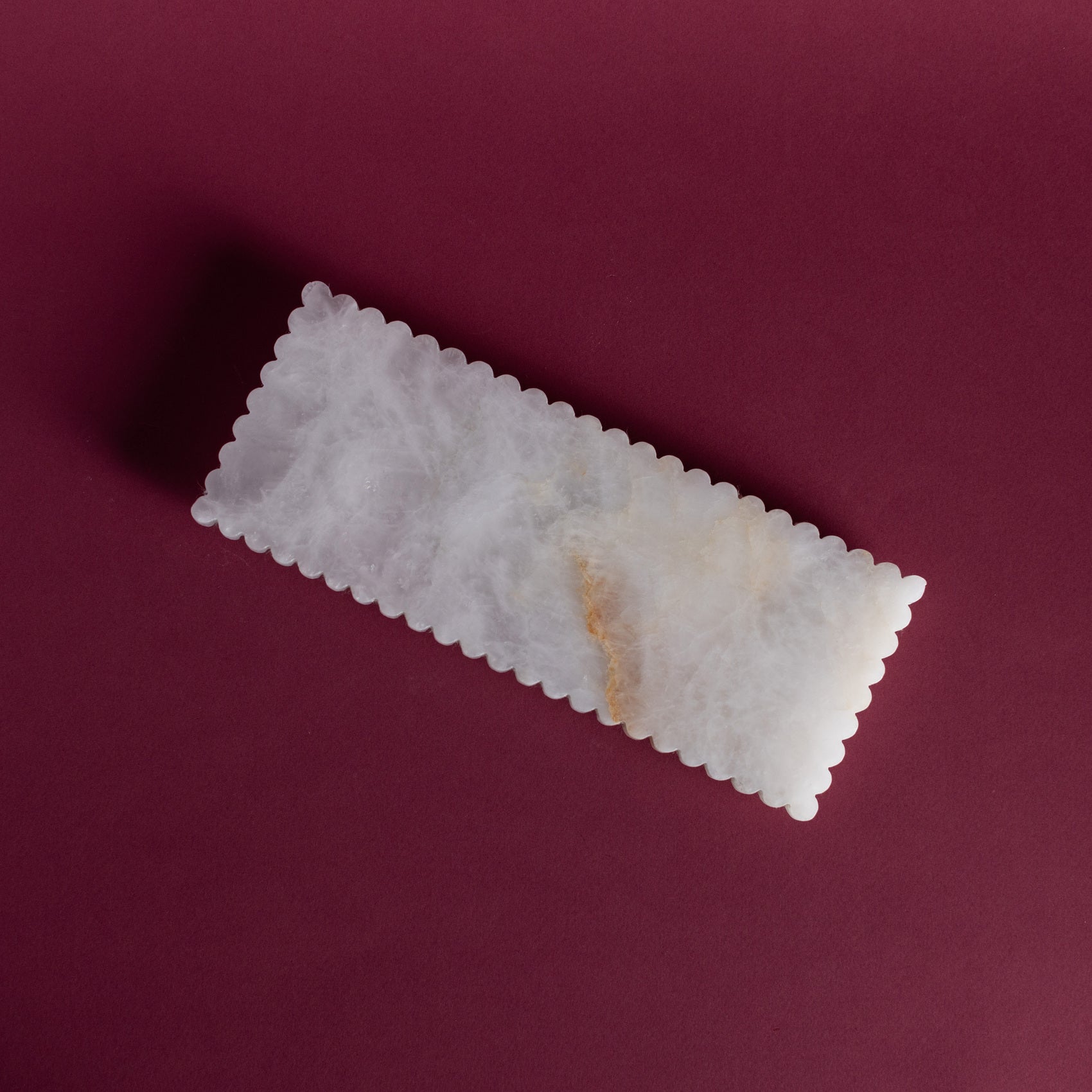 Meridian Minima Tray - Rectangular, Large (Rose Crystal)