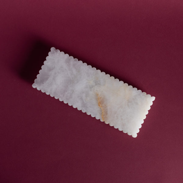 Meridian Minima Tray - Rectangular, Large (Rose Crystal)