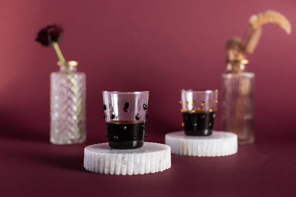 Meridian Minima Coaster - Round, Small (White Crystal)